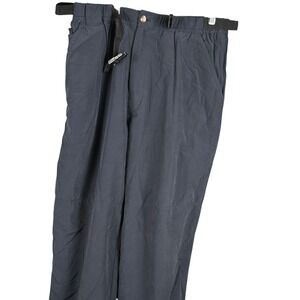 Outer Rim Mens Hiking Pants XL Charcoal Gray Belted Mesh Lined Outdoor Trousers